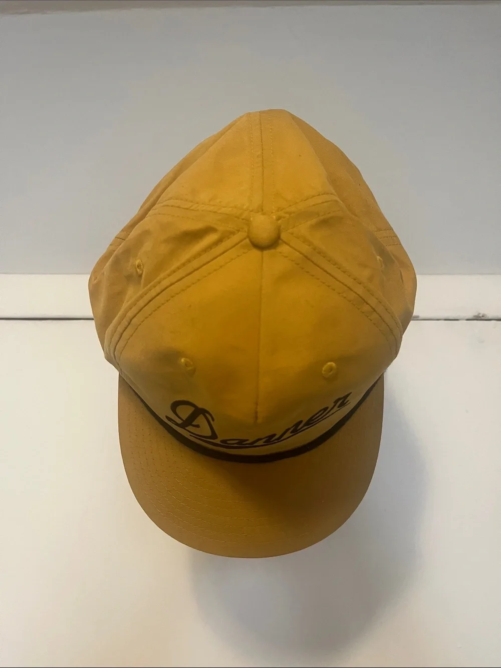 Danner Mustard Yellow Logo Baseball Cap